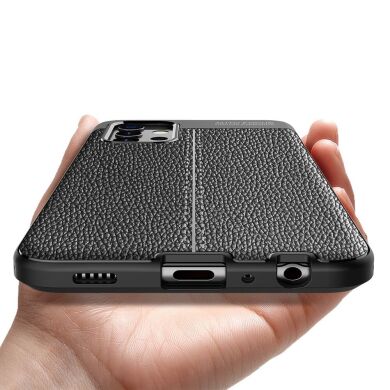 Защитный чехол Deexe Leather Cover для Samsung Galaxy A32 (А325) - Red