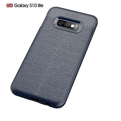 Захисний чохол Deexe Leather Cover для Samsung Galaxy S10e - Dark Blue