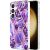 Захисний чохол Deexe Marble Pattern для Samsung Galaxy S24 Plus - Dark Purple