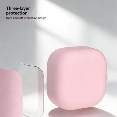 Захисний чохол Deexe Matte Case (FH) для Samsung Galaxy Buds 4 / Buds 4 Pro - Pink