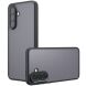 Захисний чохол Deexe Matte Skin для Samsung Galaxy A56 (A566) - Transparent / Black