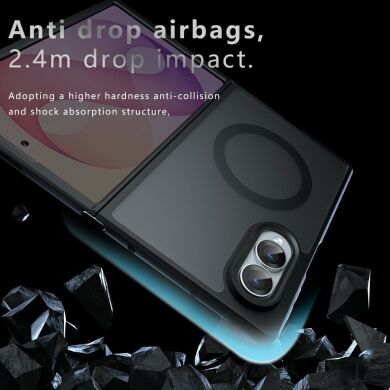 Защитный чехол Deexe Matte Skin with MagSafe (FF) для Samsung Galaxy Fold 8 - Black