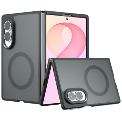 Защитный чехол Deexe Matte Skin with MagSafe (FF) для Samsung Galaxy Fold 8 - Black
