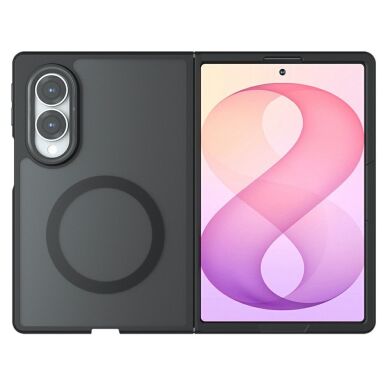 Защитный чехол Deexe Matte Skin with MagSafe (FF) для Samsung Galaxy Fold 8 - Black