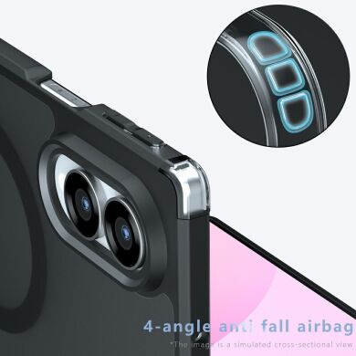 Защитный чехол Deexe Matte Skin with MagSafe (FF) для Samsung Galaxy Fold 8 - Black