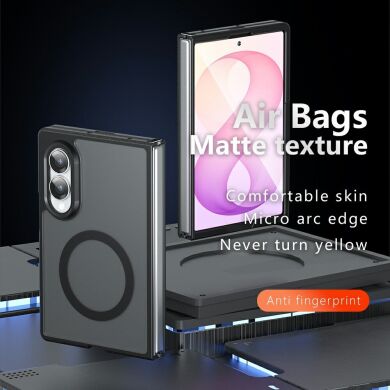 Защитный чехол Deexe Matte Skin with MagSafe (FF) для Samsung Galaxy Fold 8 - Black