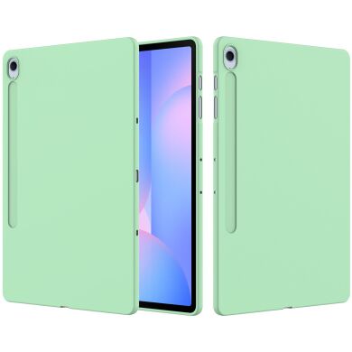Защитный чехол Deexe Silicone Shell для Samsung Galaxy Tab S10 FE Plus - Green