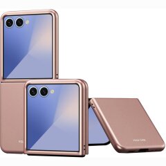 Защитный чехол Deexe Soft Touch Case для Samsung Galaxy Flip 8 - Rose Gold