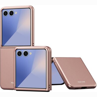 Защитный чехол Deexe Soft Touch Case для Samsung Galaxy Flip 8 - Rose Gold