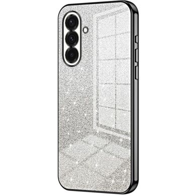 Защитный чехол Deexe Sparkles Cover для Samsung Galaxy A36 (A366) - Black