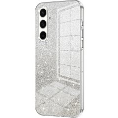 Захисний чохол Deexe Sparkles Cover для Samsung Galaxy A57 (A576) - Transparent