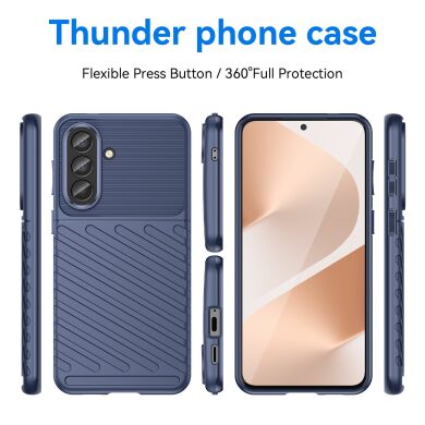 Захисний чохол Deexe Thunder Series для Samsung Galaxy A57 (A576) - Black