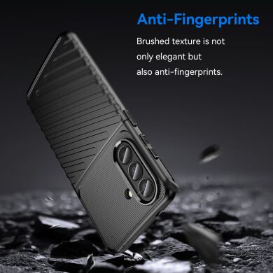 Захисний чохол Deexe Thunder Series для Samsung Galaxy A57 (A576) - Black