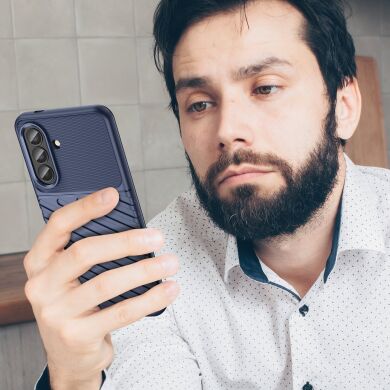 Захисний чохол Deexe Thunder Series для Samsung Galaxy A57 (A576) - Black