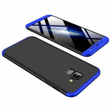 Защитный чехол GKK Double Dip Case для Samsung Galaxy A6 2018 (A600) - Black / Blue