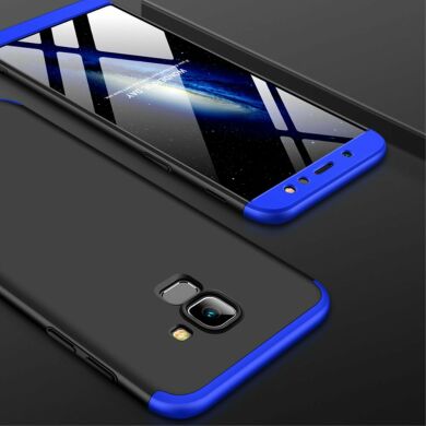 Защитный чехол GKK Double Dip Case для Samsung Galaxy A6 2018 (A600) - Black / Blue