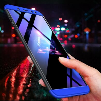 Защитный чехол GKK Double Dip Case для Samsung Galaxy A6 2018 (A600) - Black / Blue