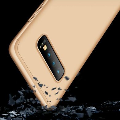 Захисний чохол GKK Double Dip Case для Samsung Galaxy S10 Plus (G975) - Gold