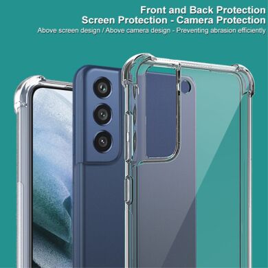 Защитный чехол IMAK Airbag MAX Case для Samsung Galaxy S21 FE (G990) - Transparent Black