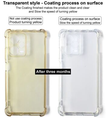 Защитный чехол IMAK Airbag MAX Case для Samsung Galaxy S24 FE (S721) - Transparent Black