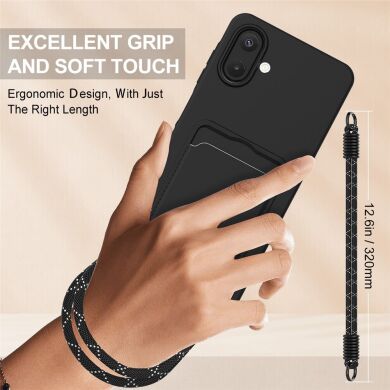 Защитный чехол Reframe Silicone Holder для Samsung Galaxy A07 (A075) - Black