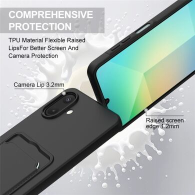 Защитный чехол Reframe Silicone Holder для Samsung Galaxy A07 (A075) - Black