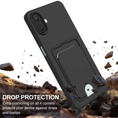 Защитный чехол Reframe Silicone Holder для Samsung Galaxy A07 (A075) - Black