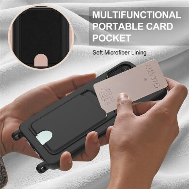 Защитный чехол Reframe Silicone Holder для Samsung Galaxy A07 (A075) - Black