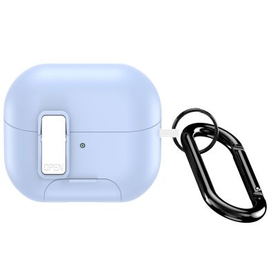 Захисний чохол з підставкою DUX DUCIS SECQ Series для Samsung Galaxy Buds 3 / Buds 3 Pro / Buds 3 FE - White / Blue