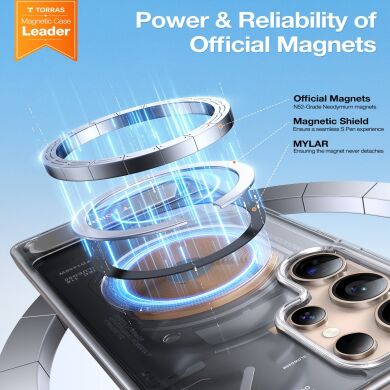 Захисний чохол TORRAS Ostand L1 (with MagSafe) для Samsung Galaxy S26 Ultra - Clear