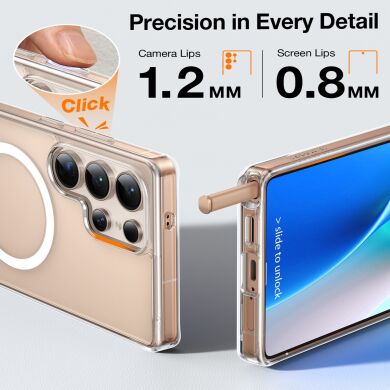 Захисний чохол TORRAS Ostand L1 (with MagSafe) для Samsung Galaxy S26 Ultra - Clear