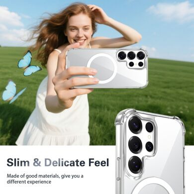 Захисний чохол UniCase AirBag Flow MagSafe для Samsung Galaxy S26 Ultra (S948) - Transparent
