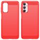 Защитный чехол UniCase Carbon для Samsung Galaxy M14 (M146) - Red. Фото 2 из 8