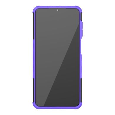 Защитный чехол UniCase Hybrid X для Samsung Galaxy A12 (A125) / A12 Nacho (A127) / M12 (M127) - Purple
