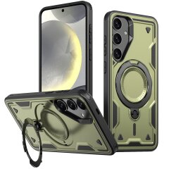 Защитный чехол UniCase Lander Armor для Samsung Galaxy S24 Plus (S926) / Galaxy S25 Plus (S936) - Olive Green