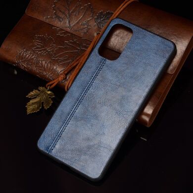 Защитный чехол UniCase Leather Series для Samsung Galaxy M52 (M526) - Blue