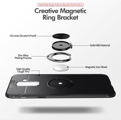 Защитный чехол UniCase Magnetic Ring для Samsung Galaxy J4+ (J415) - Blue