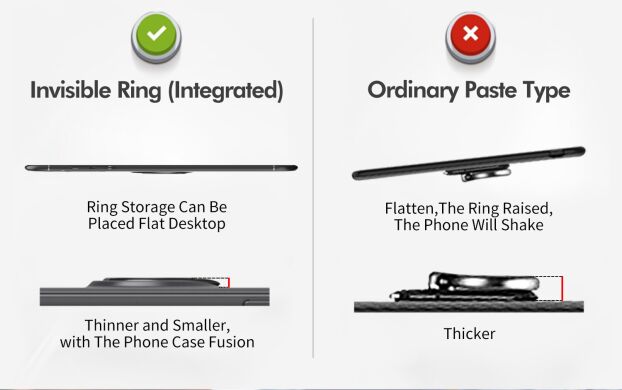 Защитный чехол UniCase Magnetic Ring для Samsung Galaxy J4+ (J415) - Black / Rose Gold
