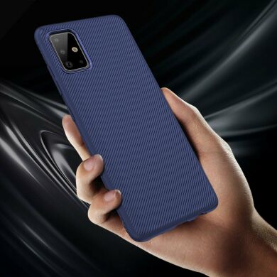 Захисний чохол UniCase Twill Soft для Samsung Galaxy A71 (A715) - Blue