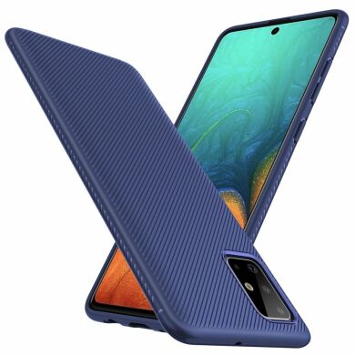 Захисний чохол UniCase Twill Soft для Samsung Galaxy A71 (A715) - Blue