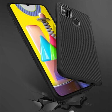 Захисний чохол UniCase Twill Soft для Samsung Galaxy M31 (M315) - Black