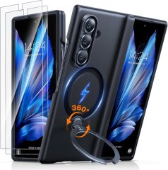 Защитный комплект TORRAS Ostand Q3 Spin MagSafe для Samsung Galaxy Fold 7 - Black