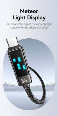 Кабель USAMS US-SJ744 Type-C to Type-C (100W, 1.2m) - Titanium