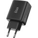 Мережевий зарядний пристрій Tech-Protect Network Charger GaN 65W (2Type-C + USB) - Black