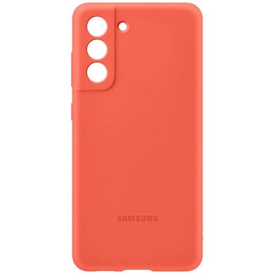 Защитный чехол Silicone Cover для Samsung Galaxy S21 FE (G990) EF-PG990TPEGRU - Coral