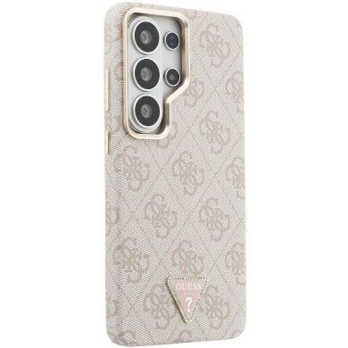 Защитный чехол Guess 4G Triangle Logo MagSafe для Samsung Galaxy S26 Ultra (S948) GUHMS26LP4GTDGMP - Pink