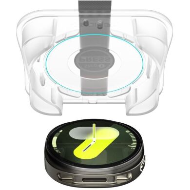 Комплект защитных стекол Spigen (SGP) Glas.tR EZ Fit для Samsung Galaxy Watch 8 (40mm) AGL09874 - Clear