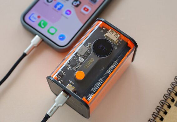 Внешний аккумулятор BYZ W90 22.5W (20000mAh) - Orange