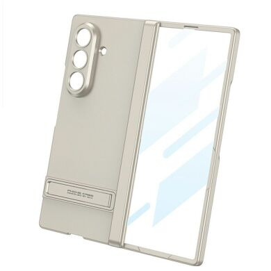 Защитный чехол GKK Hinge Stand для Samsung Galaxy Fold 8 Ultra - Silver
