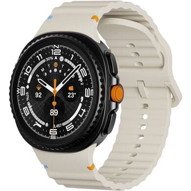 Ремешок KALEBOL Silicone Strap для Samsung Galaxy Watch 8 (40/44mm) / 8 Classic - Beige